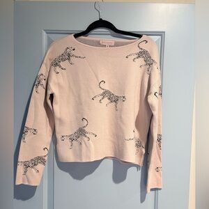 Philosophy Republic Clothing Leopard Print Knit Sweater | Size M